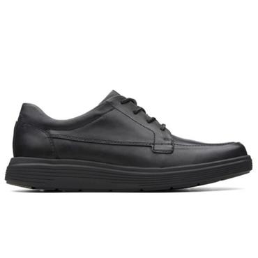 Clarks Un Abode Ease Extra Wide-Black Leather